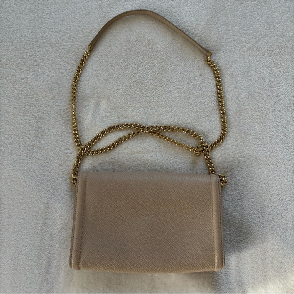 Salvatore Ferragamo Hammered Calfskin Vara Bow Mini Purse - Picture 8 of 12